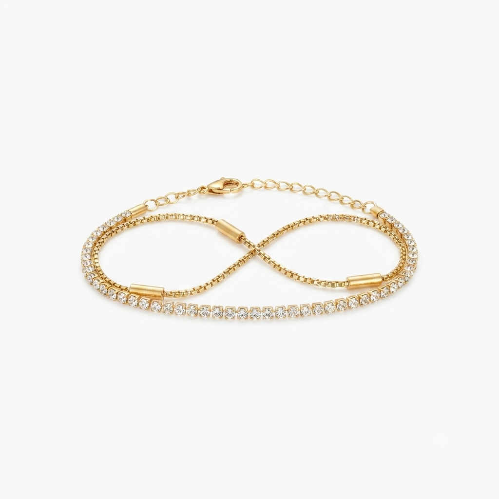Luxury Layered Gold Bracelet