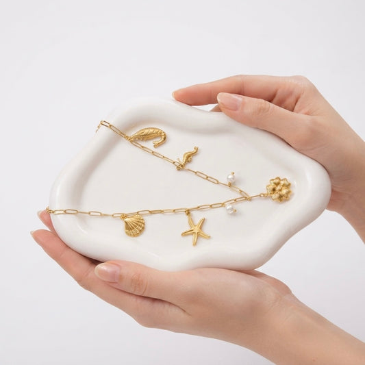 Golden Ocean Breeze Necklace