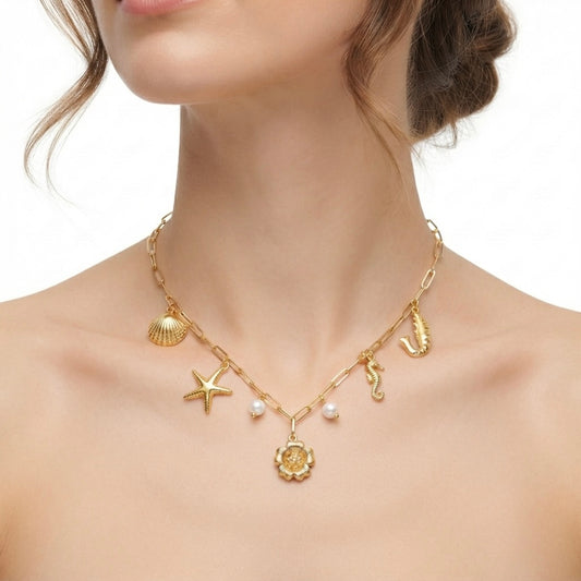 Timeless Ocean Necklace Duo