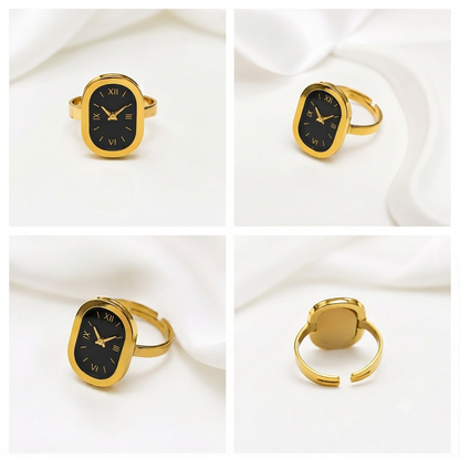 Vintage Watch Face Ring