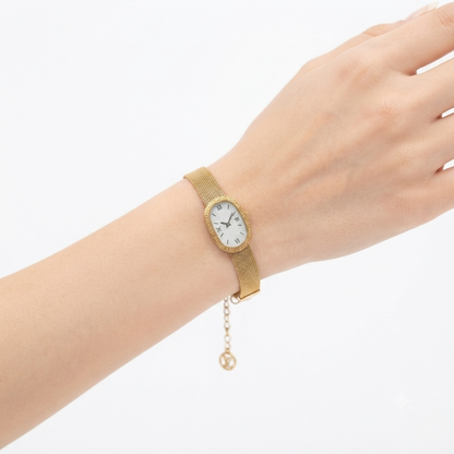 Old Money Aesthetic 2 Gold Bracelet Set