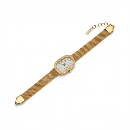 Vintage Gold Oval Bracelet